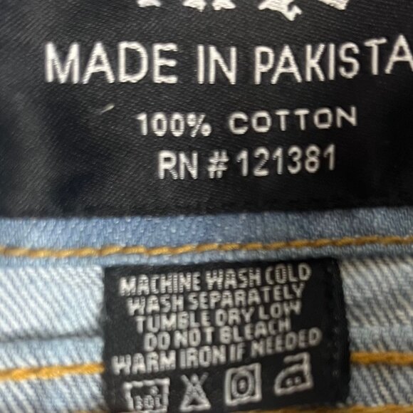 Nostic Distressed Denim Jacket Shirt Mens XXL Light Wash - Picture 11 of 11